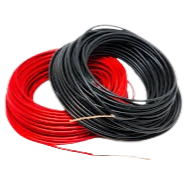 Red and black wiring for whole home rewiring, Seattle, WA. Professional electrical services for updating outdated electrical systems.